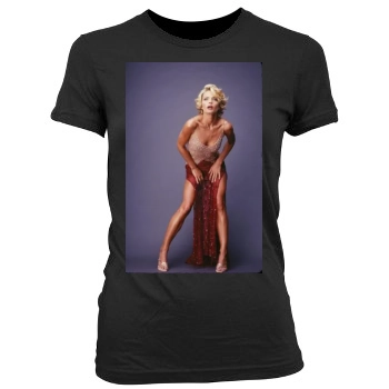 Jaime Pressly Women's Junior Cut Crewneck T-Shirt