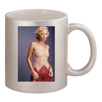 Jaime Pressly 11oz Metallic Silver Mug