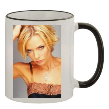 Jaime Pressly 11oz Colored Rim & Handle Mug