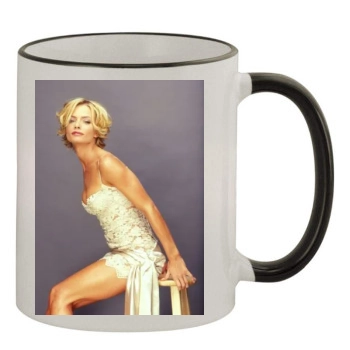 Jaime Pressly 11oz Colored Rim & Handle Mug