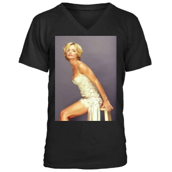 Jaime Pressly Men's V-Neck T-Shirt