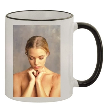 Jaime Pressly 11oz Colored Rim & Handle Mug