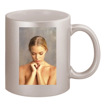 Jaime Pressly 11oz Metallic Silver Mug