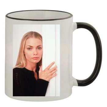 Jaime Pressly 11oz Colored Rim & Handle Mug