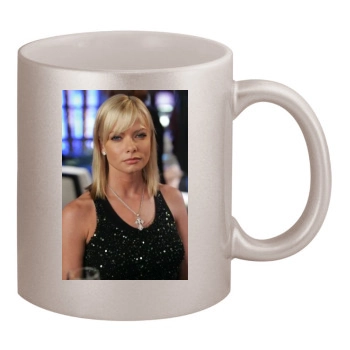 Jaime Pressly 11oz Metallic Silver Mug