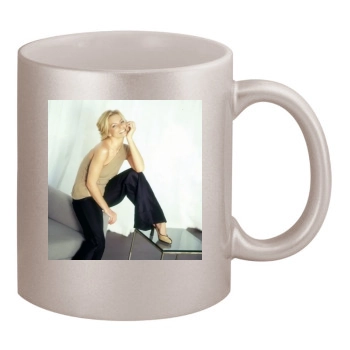 Jaime Pressly 11oz Metallic Silver Mug