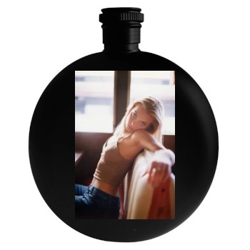 Jaime Pressly Round Flask