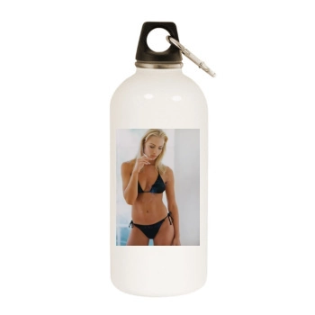 Jaime Pressly White Water Bottle With Carabiner