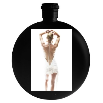 Jaime Pressly Round Flask