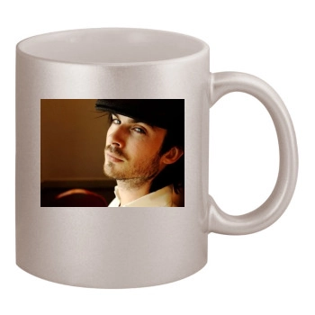 Ian Somerhalder 11oz Metallic Silver Mug