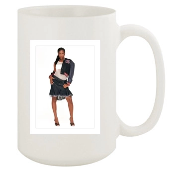 Jamelia 15oz White Mug