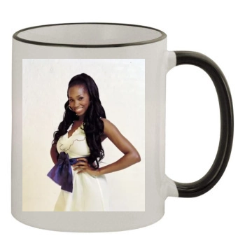 Jamelia 11oz Colored Rim & Handle Mug