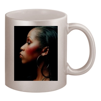 Jamelia 11oz Metallic Silver Mug