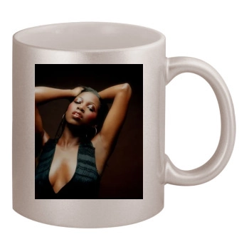 Jamelia 11oz Metallic Silver Mug