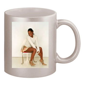 Jamelia 11oz Metallic Silver Mug