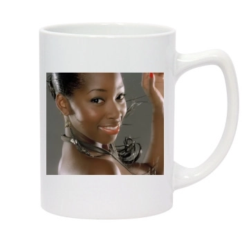 Jamelia 14oz White Statesman Mug