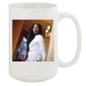 Jamelia 15oz White Mug