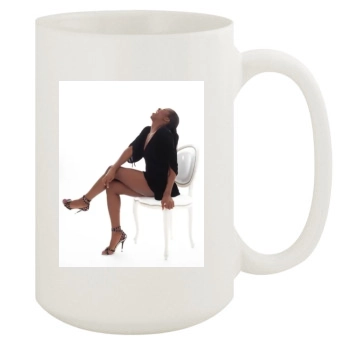 Jamelia 15oz White Mug