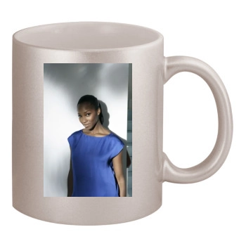 Jamelia 11oz Metallic Silver Mug