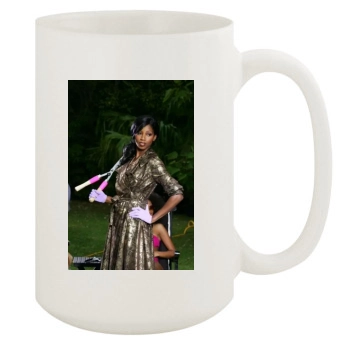 Jamelia 15oz White Mug