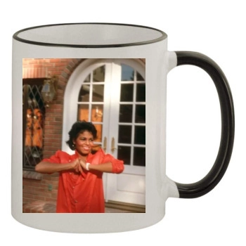 Janet Jackson 11oz Colored Rim & Handle Mug