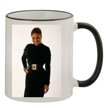 Janet Jackson 11oz Colored Rim & Handle Mug