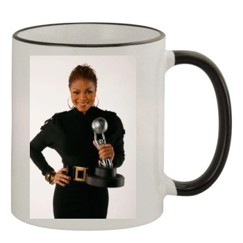 Janet Jackson 11oz Colored Rim & Handle Mug