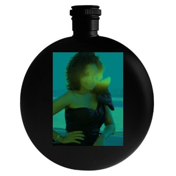 Janet Jackson Round Flask