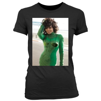 Janet Jackson Women's Junior Cut Crewneck T-Shirt