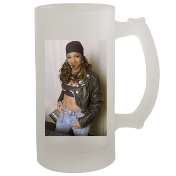 Janet Jackson 16oz Frosted Beer Stein