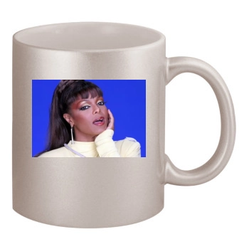 Janet Jackson 11oz Metallic Silver Mug