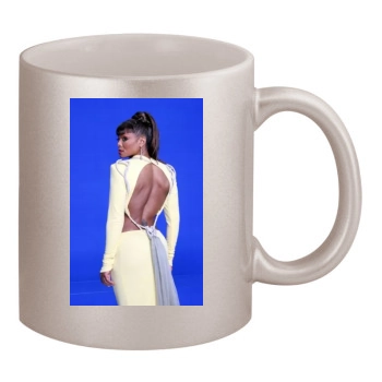 Janet Jackson 11oz Metallic Silver Mug