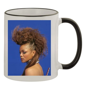 Janet Jackson 11oz Colored Rim & Handle Mug