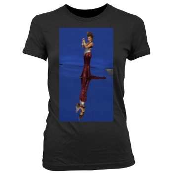 Janet Jackson Women's Junior Cut Crewneck T-Shirt