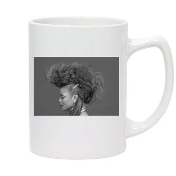 Janet Jackson 14oz White Statesman Mug