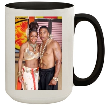 Janet Jackson 15oz Colored Inner & Handle Mug