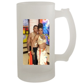 Janet Jackson 16oz Frosted Beer Stein