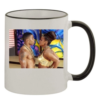 Janet Jackson 11oz Colored Rim & Handle Mug