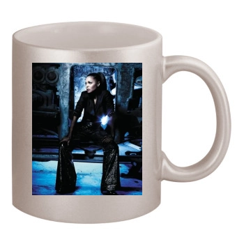 Janet Jackson 11oz Metallic Silver Mug