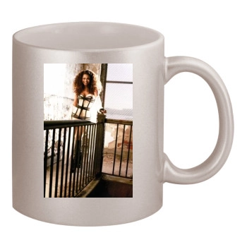 Janet Jackson 11oz Metallic Silver Mug