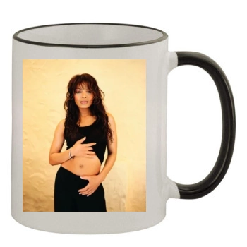 Janet Jackson 11oz Colored Rim & Handle Mug