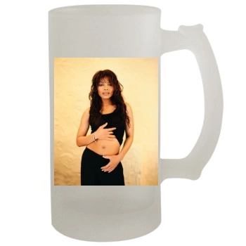 Janet Jackson 16oz Frosted Beer Stein