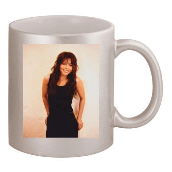 Janet Jackson 11oz Metallic Silver Mug