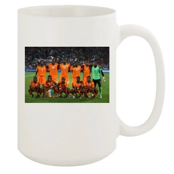 Ivory Coast National football team 15oz White Mug