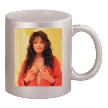 Janet Jackson 11oz Metallic Silver Mug