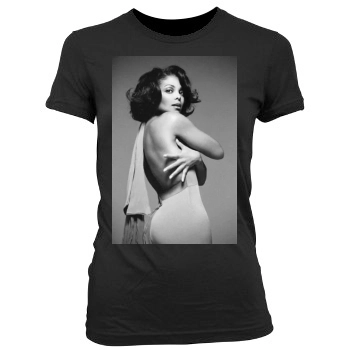 Janet Jackson Women's Junior Cut Crewneck T-Shirt