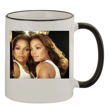 Janet Jackson 11oz Colored Rim & Handle Mug