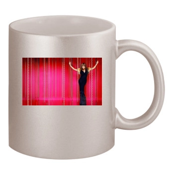 Janet Jackson 11oz Metallic Silver Mug