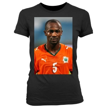 Ivory Coast National football team Women's Junior Cut Crewneck T-Shirt