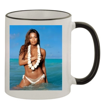 Janet Jackson 11oz Colored Rim & Handle Mug